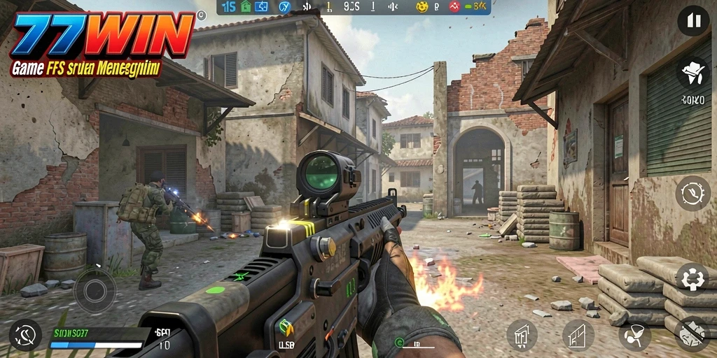 Tampilan gameplay 77WIN yang seru dan mendebarkan.