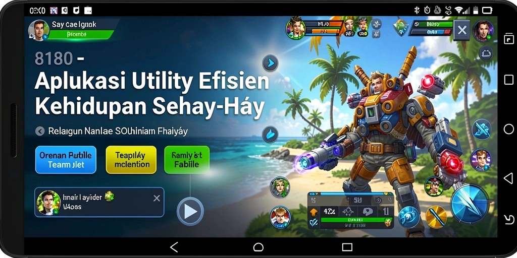 Screenshot utama 8180 menampilkan antarmuka aplikasi Utility yang bersih dan fungsional.