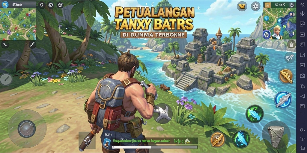 Tampilan gameplay Open World yang menakjubkan dari <strong>8ZK</strong> di dunia yang luas.