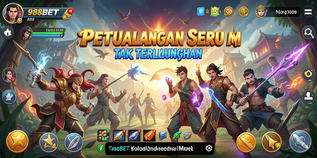 Screenshot 988BET menunjukkan aksi petualangan yang mendebarkan.
