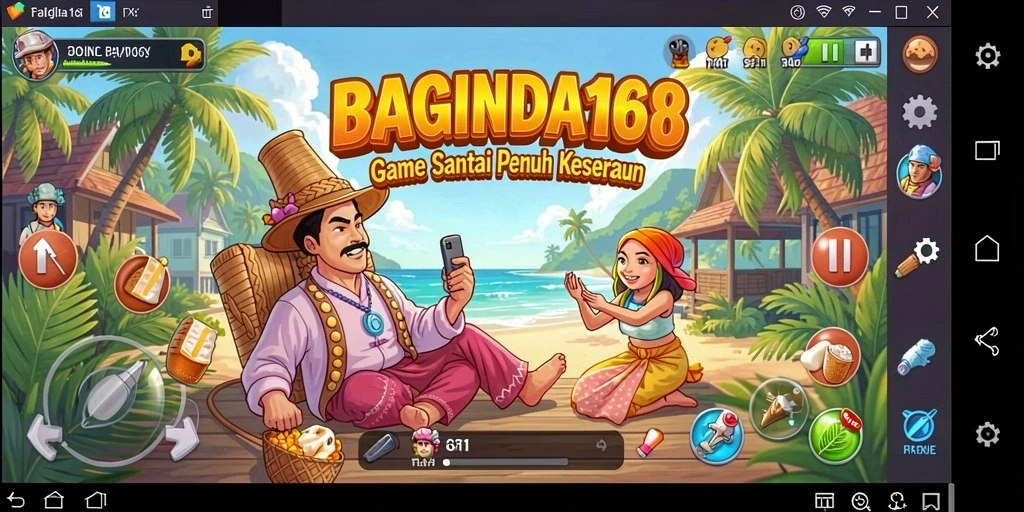 Tampilan gameplay menarik di BAGINDA168 saat dimainkan.