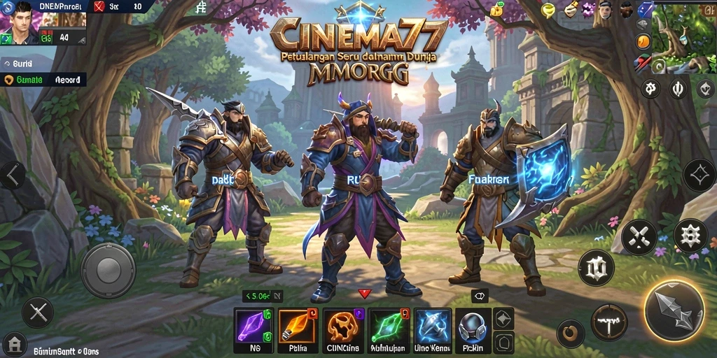 Tampilan menakjubkan dari gameplay <strong>CINEMA77</strong> yang penuh aksi.