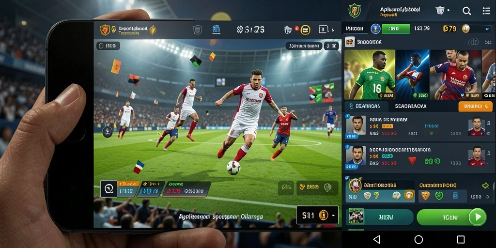 Screenshot utama D73 menampilkan pengguna yang asyik melakukan taruhan olahraga.