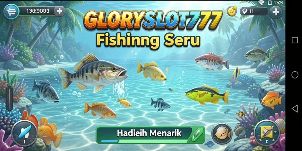 Tangkapan ikan besar dalam gameplay GLORYSLOT777 yang seru.