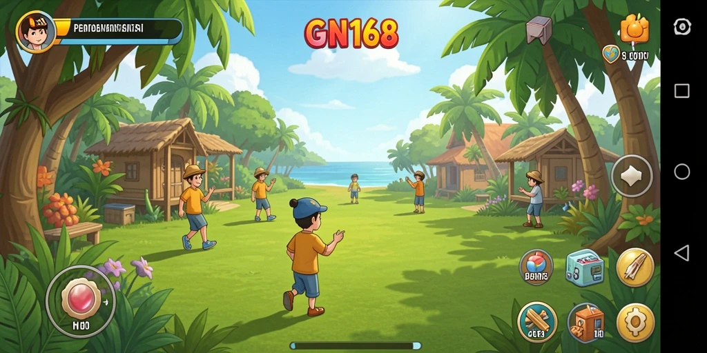 Tampilan menarik dengan gameplay yang seru di GN168.