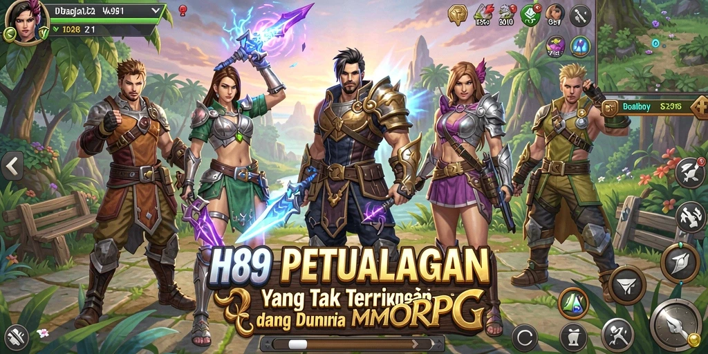 Tampilan gameplay H89 yang memukau di dunia MMORPG.