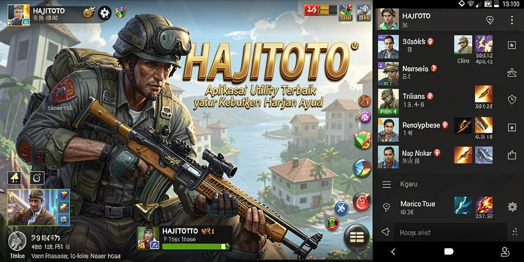 Tampilan aplikasi HAJITOTO yang sederhana dan intuitif.