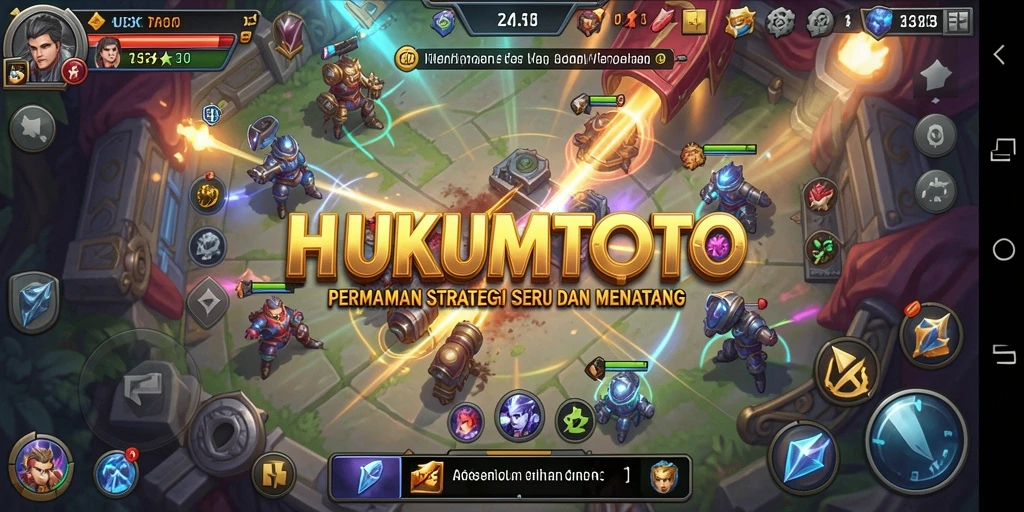 Tampilan gameplay menarik HUKUMTOTO dengan berbagai strategi yang dapat diterapkan.