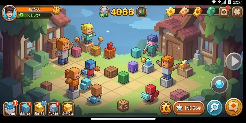 Tampilan gameplay IND666 yang menantang dan seru.