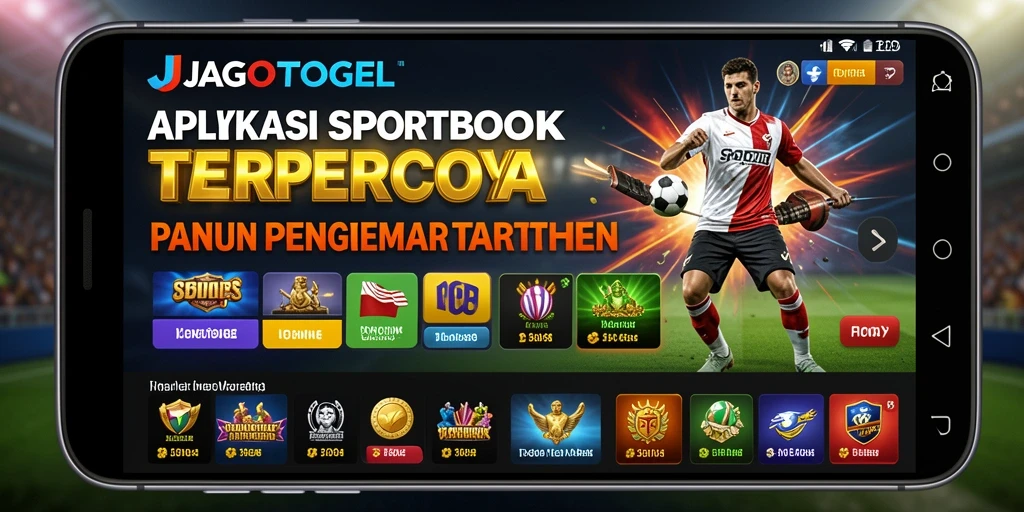 Tampilan dinamis dan interaktif dari gameplay Sportsbook JAGOTOGEL.
