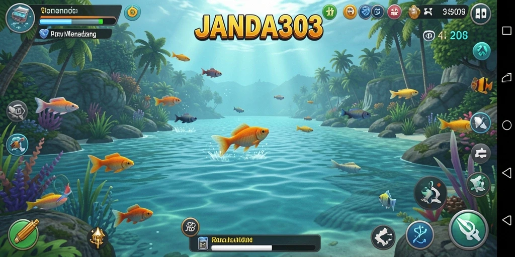 Tangkapan ikan besar dalam gameplay JANDA303 yang seru.
