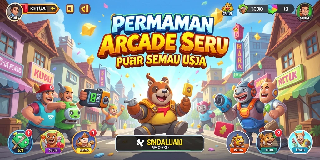 Screenshot gameplay menampilkan aksi seru dan tantangan KETUA.