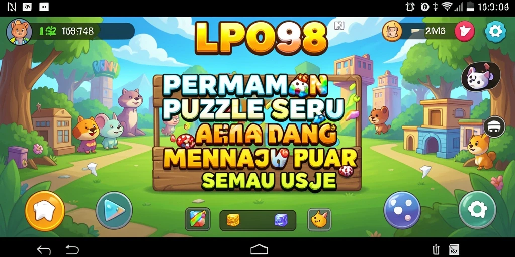 Screenshot LPO88 menampilkan gameplay puzzle yang menarik dan menantang.