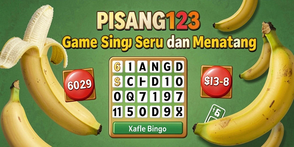 Tampilan gameplay seru dan interaktif di PISANG123.