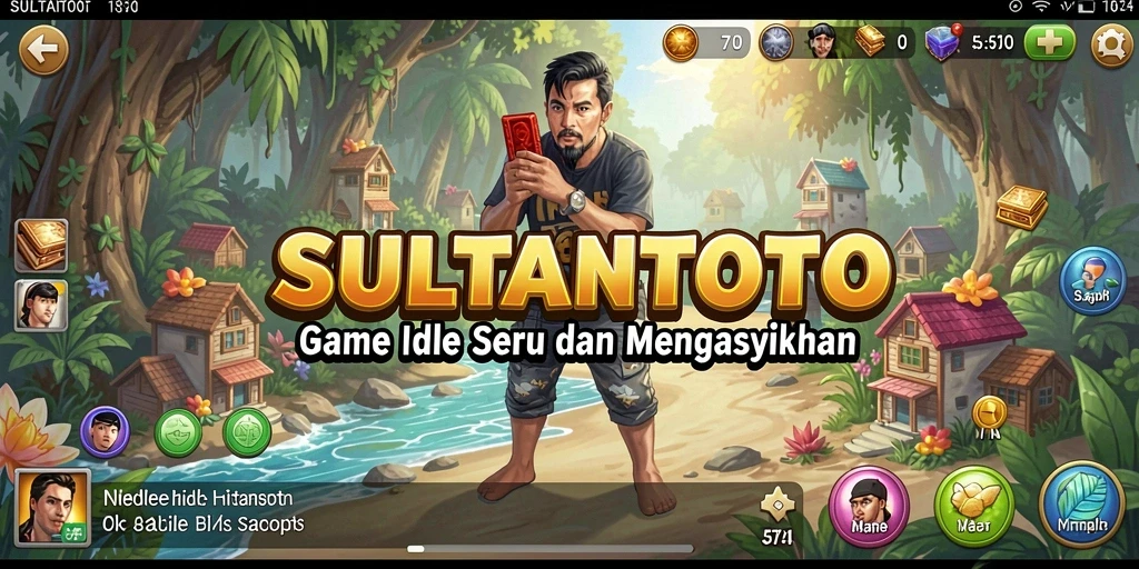 Tampilan screenshot gameplay SULTANTOTO yang menarik dengan elemen Idle.