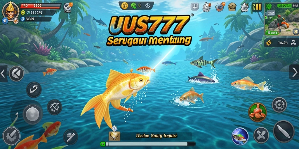 Tampilan gameplay UUS777 yang mempesona dengan grafis memancing yang realistis.